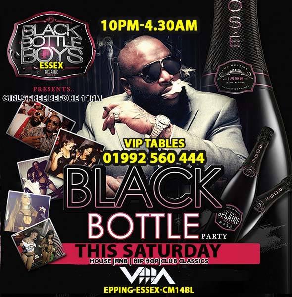 FUNKABOUTEVENTS's tweet photo. SATURDAY LAUNCH OF RICK ROSS BELAIRE ROSE #BlackBottleBoysUK #blackbottleboys #blackbottlegirls @VillaEpping http://t.co/j0c2qVfctb