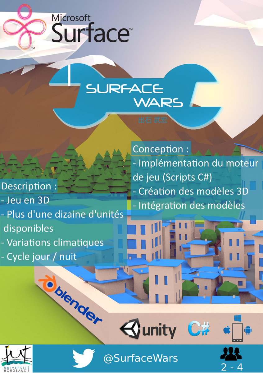 SurfaceWars's tweet photo. Le poster V2 prend forme !
#projetDAWIN http://t.co/NA6VQVhsgU