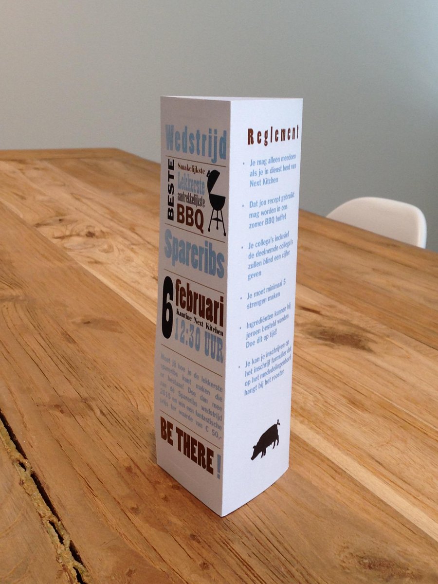 Next_Kitchen's tweet image. Next Kitchen staat op scherp! Vrijdag houden wij een wedstrijd spareribs bakken onder het personeel.. #lol #wedstrijd