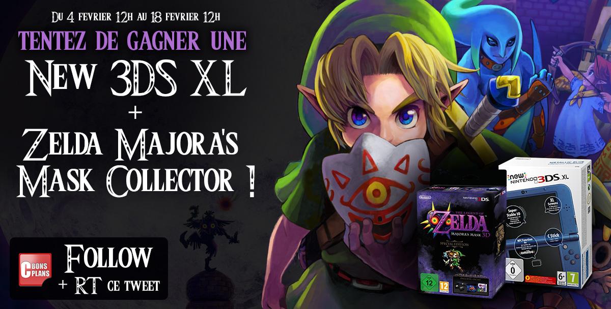 ClubicBonsPlans's tweet image. #CONCOURS Tentez de gagner une New #3DS XL+Zelda Majora Mask
#Follow nous+#RT ce tweet!
clubic.cc/1DwPkdX #CB3DS