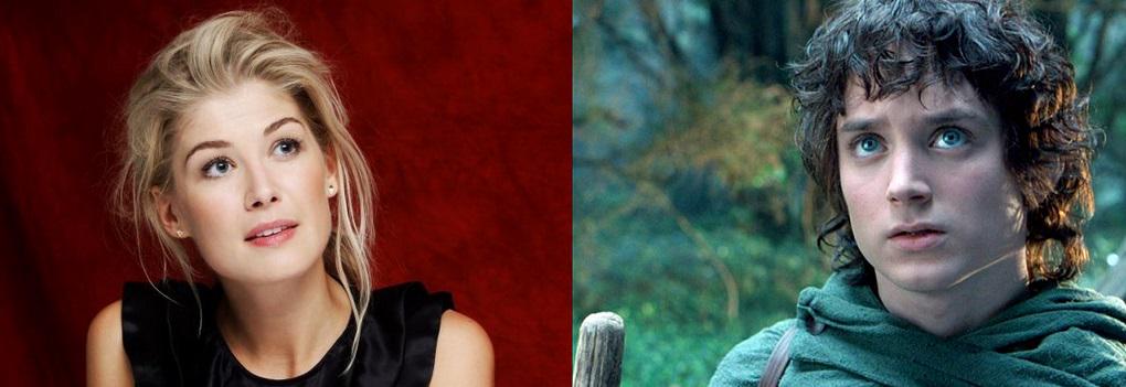                     «Gone Girl» Rosamund Pike    «      » Elijah Wood Happy Birthday! :) 