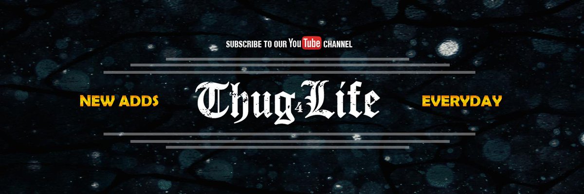 t4lchannel's tweet image. #Subscribe to #YouTube (ow.ly/I3qte) and visit us on Facebook, Instagram, Twitter and Pinterest #ThugLife