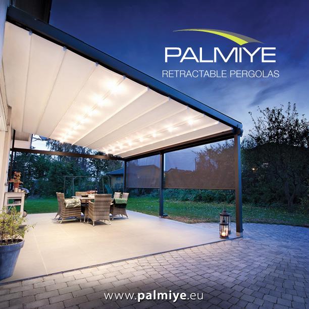 Enjoy your outdoor patio all year round with #palmiye #retractablepergolas #patio #patiocover #pergola
