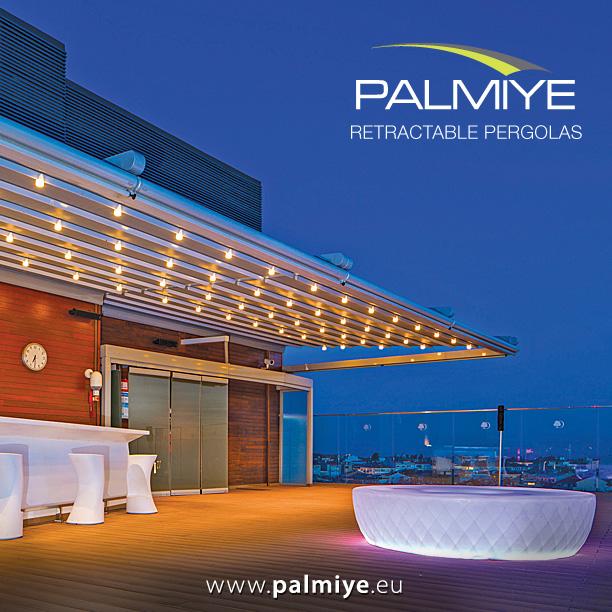 Hilton DoubleTree #palmiye #retractablepergolas #dimmableLED