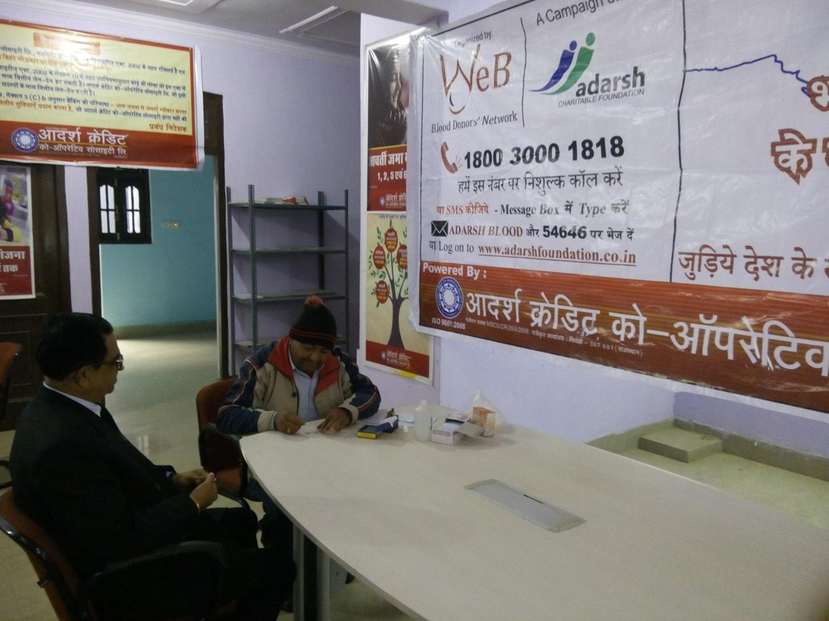 adarsh_credit's tweet photo. BLOOD GROUPING CAMP @ SRI VIJAY NAGAR http://t.co/8vG485aYTn