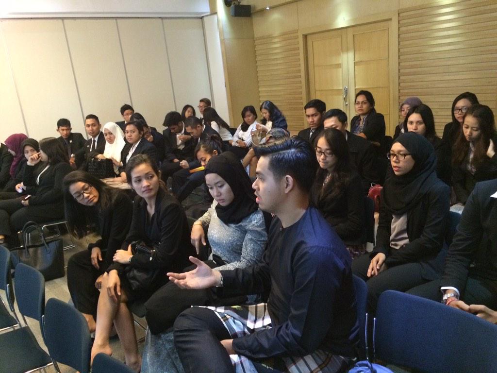 Selamat datang teman-teman dari Univ.Pancasila yg hari ini(28/1) belajar tentang pencegahan korupsi di gd KPK.