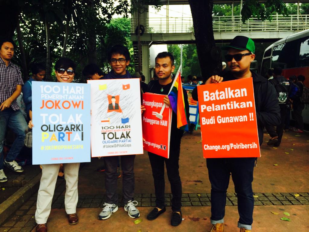 Geng, Solidaritas #SaveKPK sdg bersiap utk longmarch ke istana negara nih