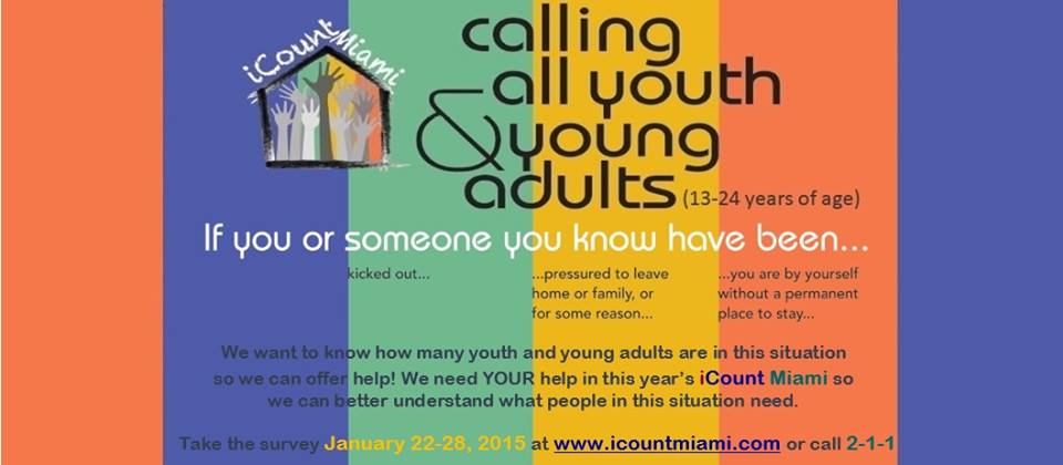 Have you been counted? If you are 13-24 , homeless or at risk Your voice matters! umiami.qualtrics.com/SE/?SID=SV_eXr…