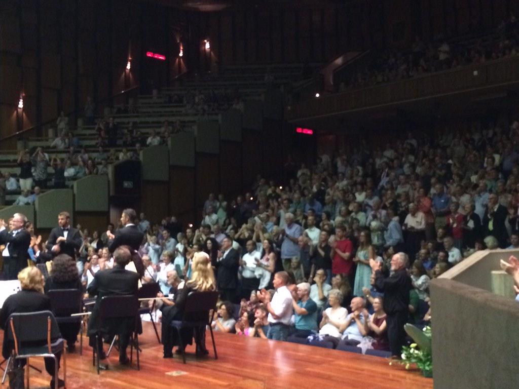 JoInMozartFest's tweet photo. Standing ovation at the opening concert last night. Most brilliant performance! http://t.co/swfZjyEQkK