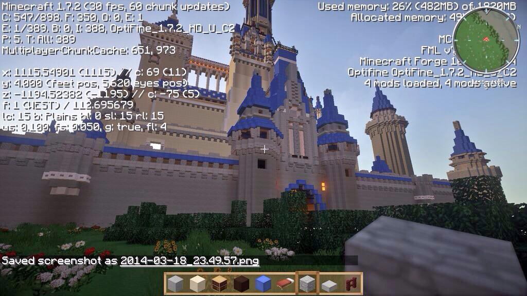 Minecraft Creations Twitterissa Disney Castle Recreated In Minecraft Minecraft Http T Co K4ozglqnpt Twitter