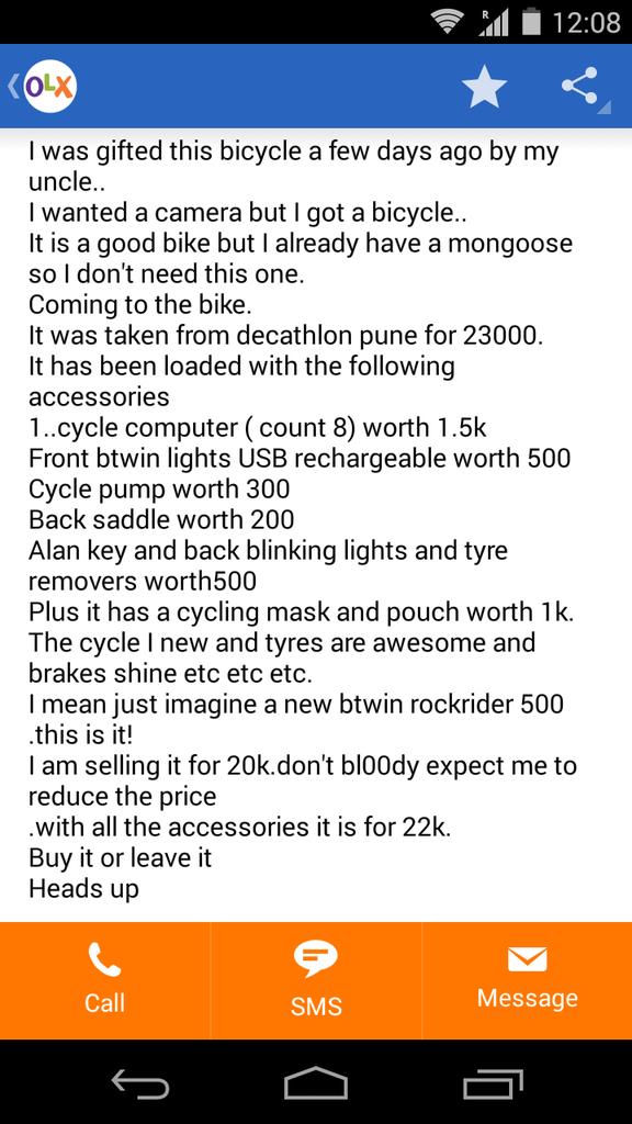 sonaljhuj's tweet image. Gotta love this ad #salefail #lenahaitohlowarnabhaadmeinjao