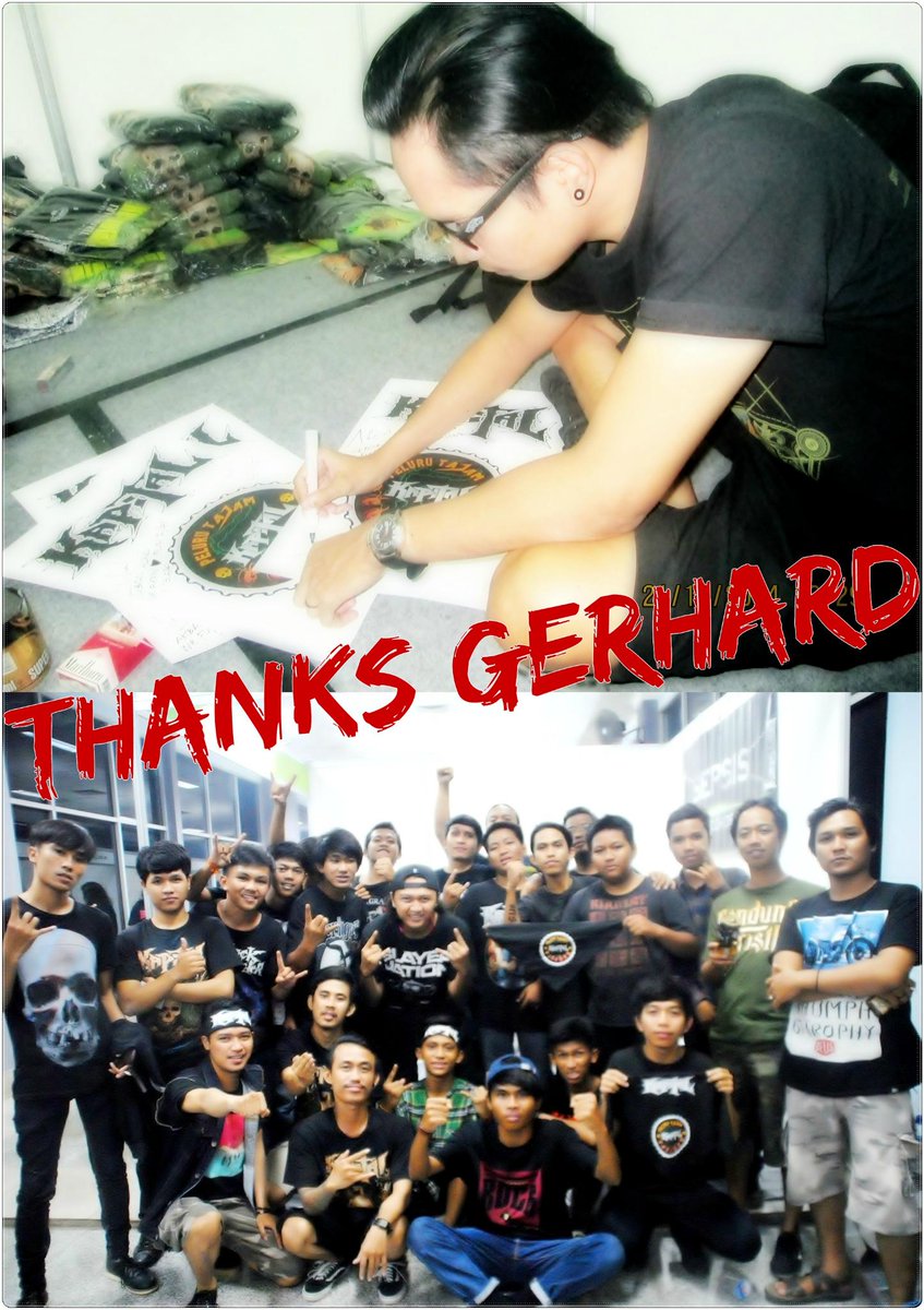 We Never Forget #ThanksGerhard <a href="/IvoryGerhard/">Gerhard Ivory</a> <a href="/KAPITALBorneo/">KAPITAL</a> <a href="/BiangRocker/">BIANG KEROCK</a> @Budass_Maha <a href="/RantaiRock/">RANTAI Official</a> @distorsirock
