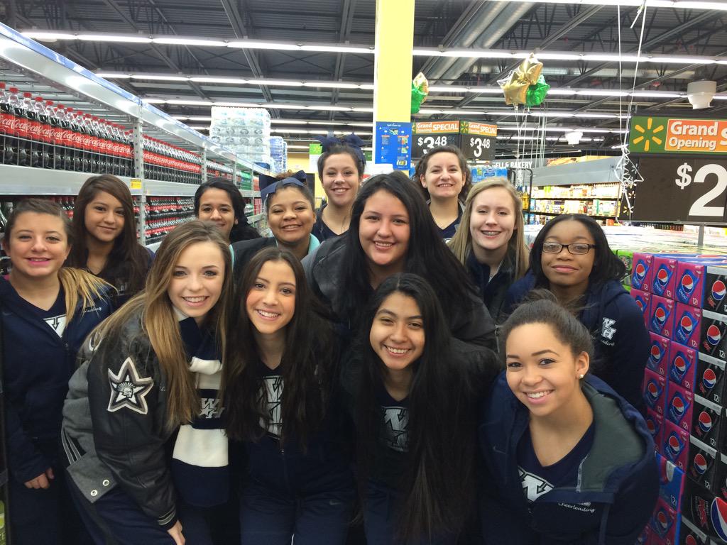 Ready bright and early at Walmart Grand Opening