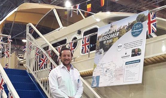 henleystandard's tweet photo. Boat named #Midsomer launched by @HobbsofHenley set to become feature on #Henley stretch More> http://t.co/m0SloEbYC3 http://t.co/LWUnRzGcvv