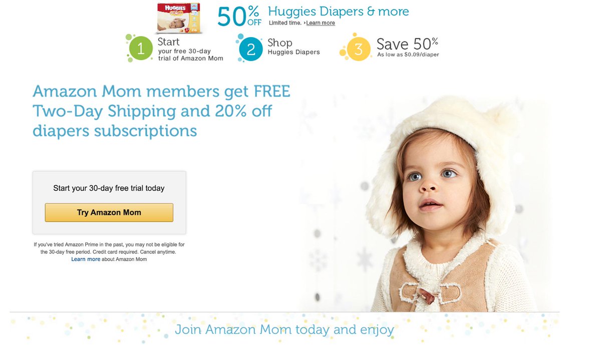 AmazonKB's tweet image. Become an &quot;Amazon Mom&quot; today!

amzn.to/1yMwRut