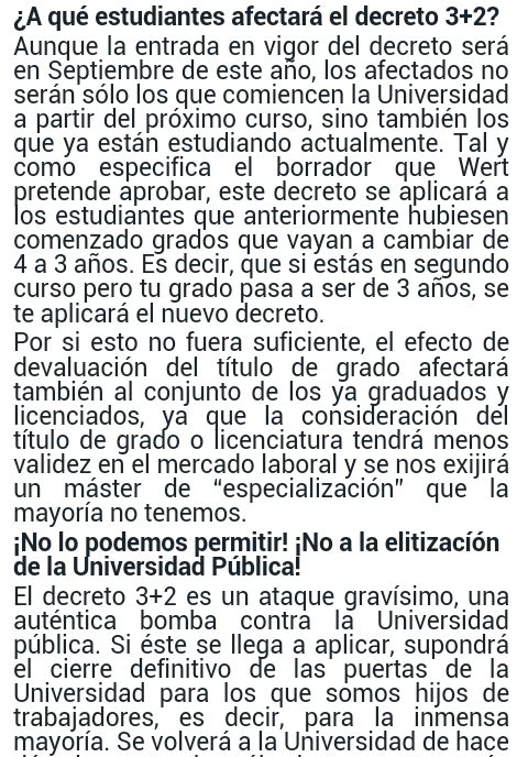 AecpCadiz's tweet photo. EL 3+2 TAMBIÉN AFECTARÍA A LOS QUE YA ESTAMOS EN LA CARRERA  http://t.co/NKse7oUadE http://t.co/nag8qBOe51