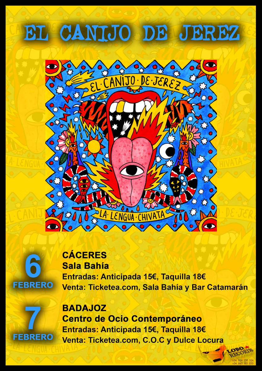 EL CANIJO DE JEREZ <a href="/ElCanijodeJerez/">El Canijo de Jerez</a> en <a href="/salabahia/">Sala Bahía</a> y <a href="/cocbadajoz/">COC BADAJOZ</a> el 6 y 7 febrero. #Caceres y #badajoz