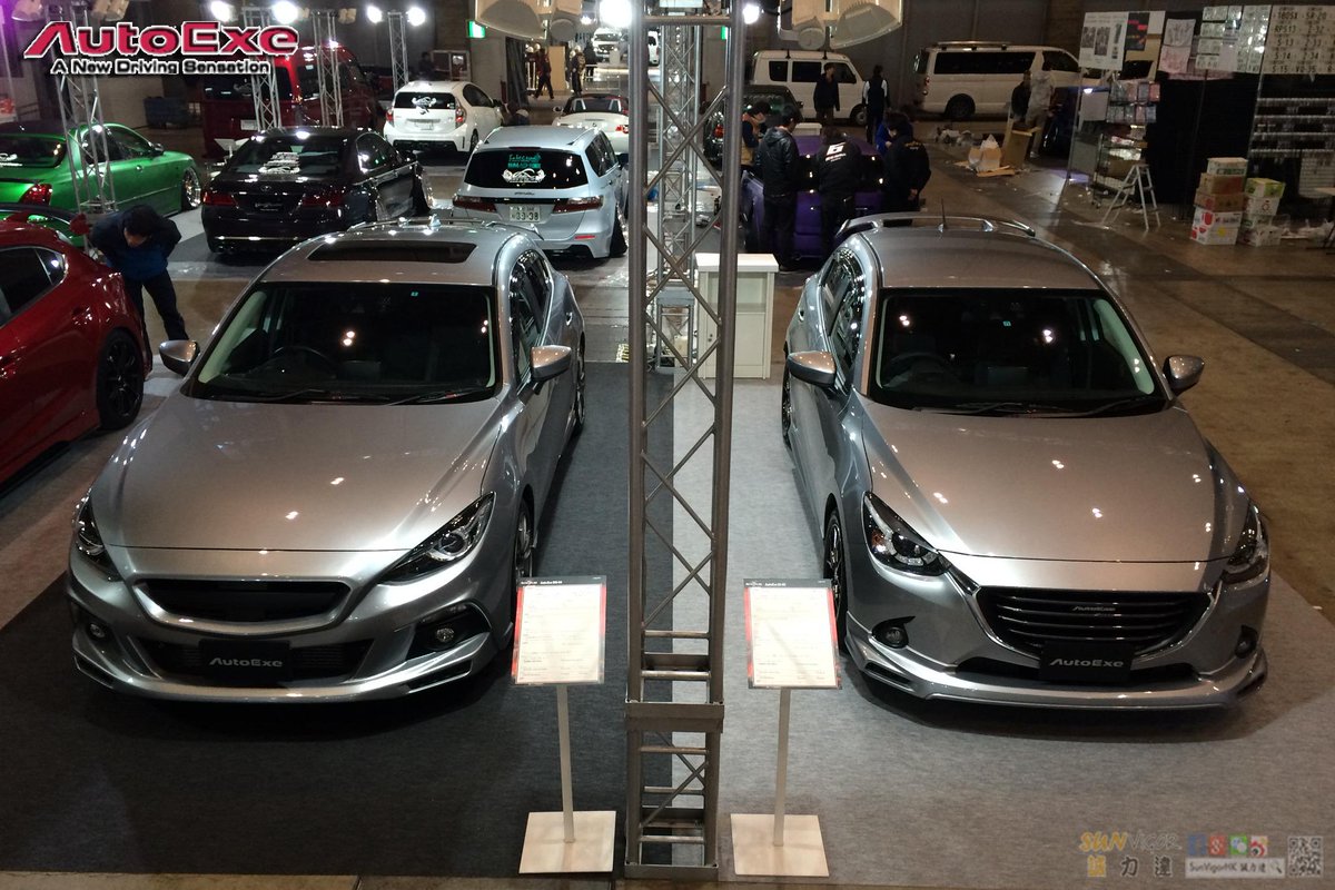 SunVigorHK's tweet photo. #AutoExe x #Mazda #Modified Cars
โ๏ธ All New #Mazda 2 | DJ
โ๏ธ #Mazda3 | BM
By : AutoExe | Japan
#SunVigor #autosalon http://t.co/iqVQxn0lZw