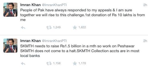 FarhanKVirk's tweet photo. #FundSKMTHPeshawar SKMTH Peshawar is a dream of Khan Sahb and he wants you help him! http://t.co/SFnUXI91ag