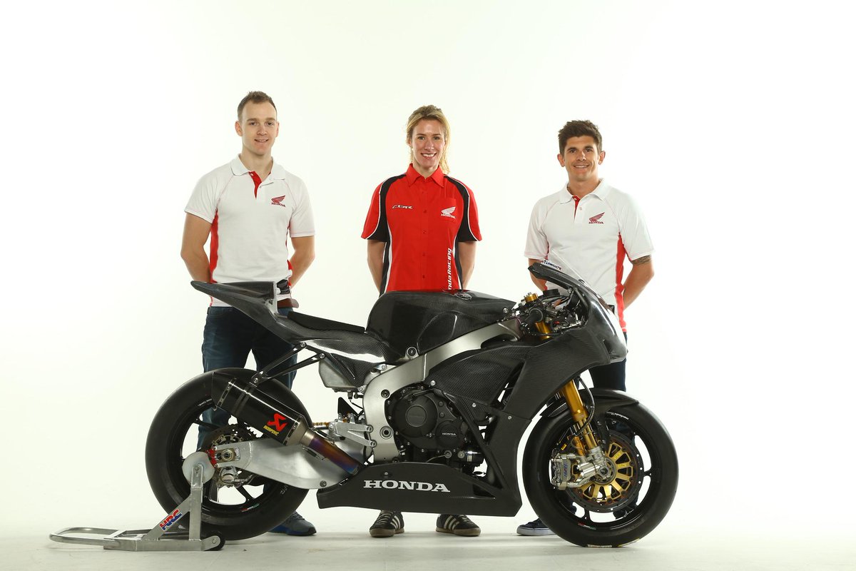 HondaUKBikes's tweet photo. We've added the fastest female on two-wheels to our @officialbsb team. Welcome to the fold @JennyTinmouth #HondaBSB http://t.co/7jn51GH3sA
