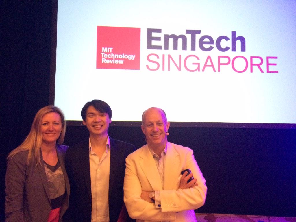 stanfordaze's tweet photo. Best in class conference for connecting the dots. #impact Thanks #EmTechSG @jason_pontin @kathleenkennedy http://t.co/y4jCdmgaFC