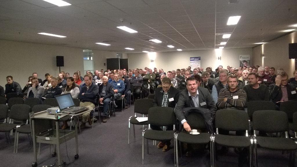 Volle bak bij de start van de #terugCOMdag van het #comkeur. Ditmaal in de Expohallen in Houten