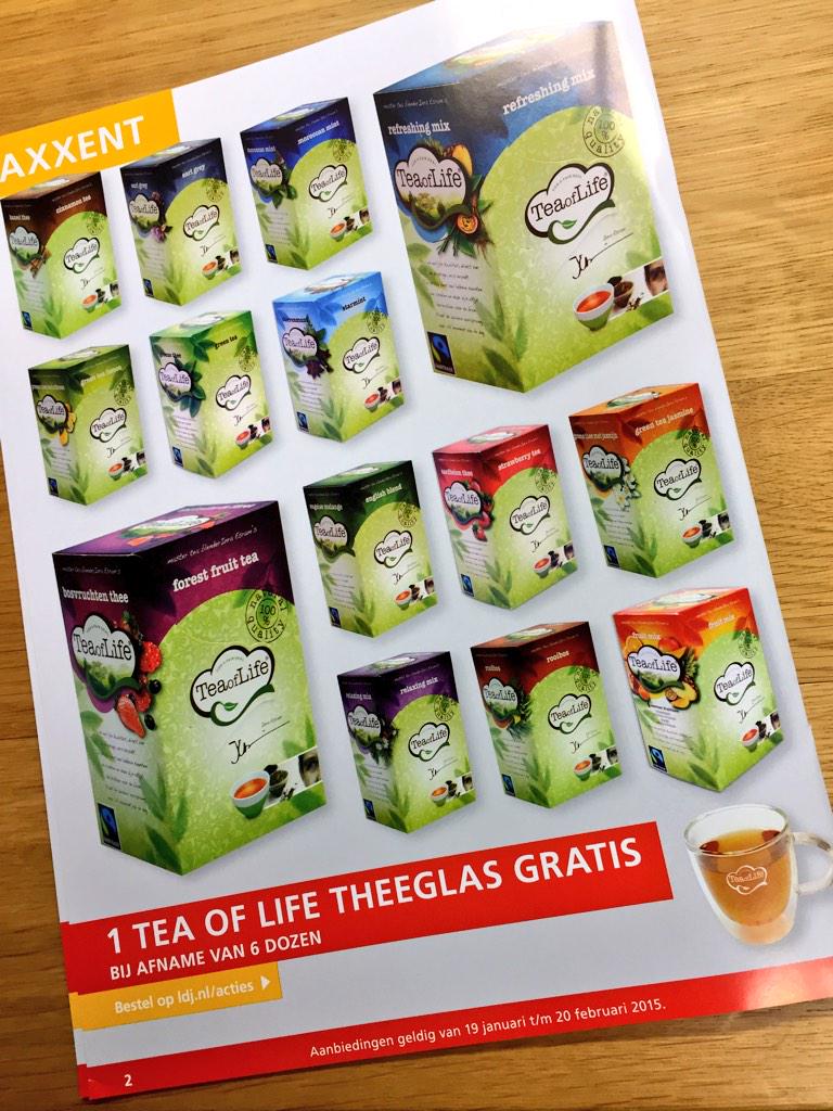 Gratis theeglas bij afname 6 kubussen #tea of Life #thee ACTIE <a href="/LangerakdeJong/">Langerak de Jong</a> tot 20.02.2015 ldj.nl/acties