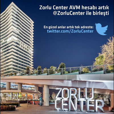 Zorlu Center AVM (@zorlucenteravm) on Twitter photo Zorlu Center AVM hesabı artık <a href="/ZorluCenter/">Zorlu Center</a> ile birleşti. En güzel anlar artık tek adreste: x.com/zorlucenter Zorlu Center AVM hesabı artık <a href="/ZorluCenter/">Zorlu Center</a> ile birleşti. En güzel anlar artık tek adreste: x.com/zorlucenter