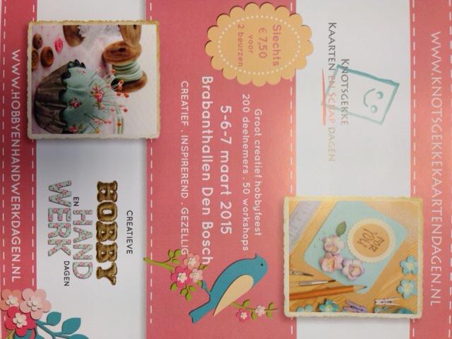 hobbybeurs's tweet photo. Mis het niet! 5,6,7 maart Groot Hobby en Handwerk feest in Brabanthallen 's-Hertogenbosch! http://t.co/zBRTdp58yE