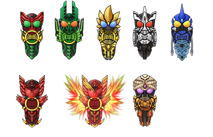 オーズいろいろ。
旧版から地味に修正してます。 