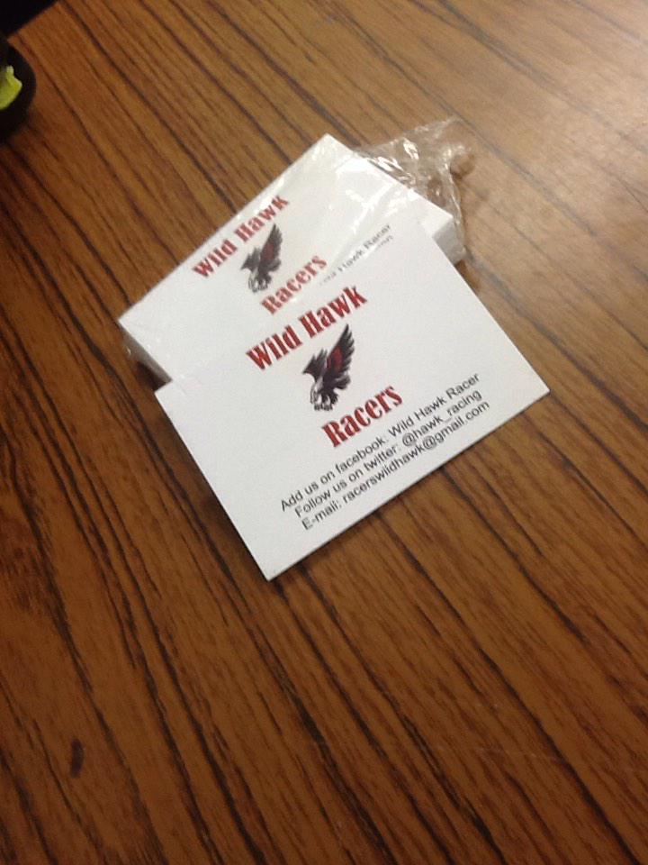 hawk_racing's tweet photo. Just got our business cards @CranaCollege_TY @CranaCollege_TY @F1inSchoolsIRL http://t.co/gyTfkpgxgL