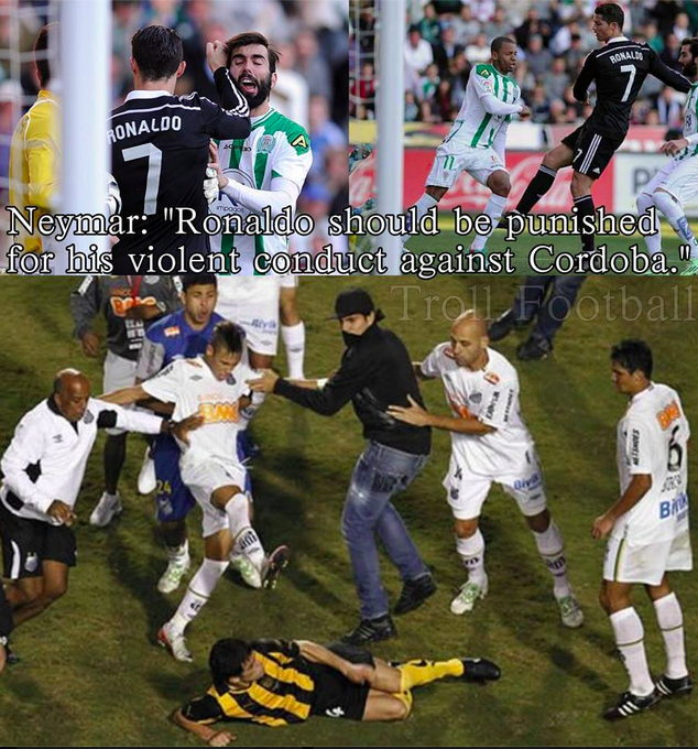 Koensn's tweet photo. "@FootballFunnys: Oh the irony http://t.co/WKTcwsDRrg" @GuusPloeg @Stijn293