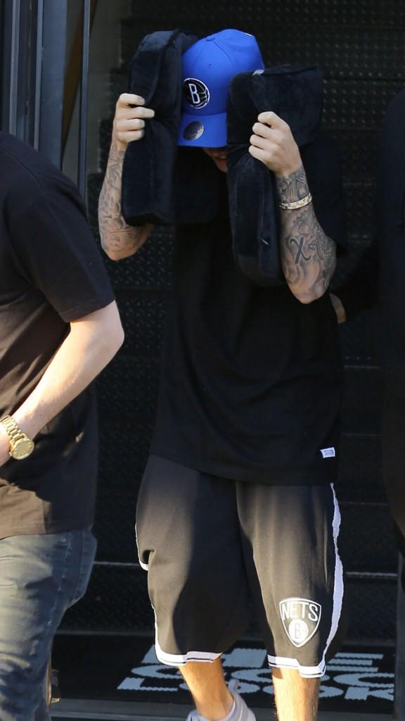 Justin and Ryan Butler leaving Nine Zero One Salon in West Hollywood, California. (Jan 27th, 2015)