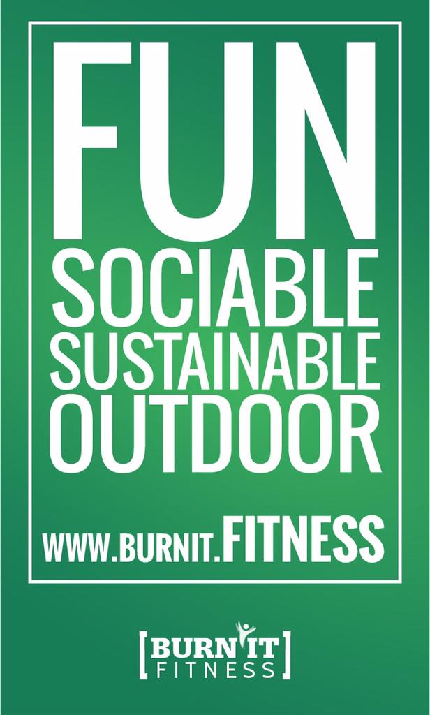 Burn_It_Fitness's tweet image. That's us #fun #sociable #sustainable #outdoor #fitness