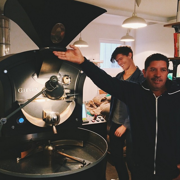 Roasting Some Moreno with Miguel Moreno!  Instagram.com/p/yZUOJFpbPZ/ ”