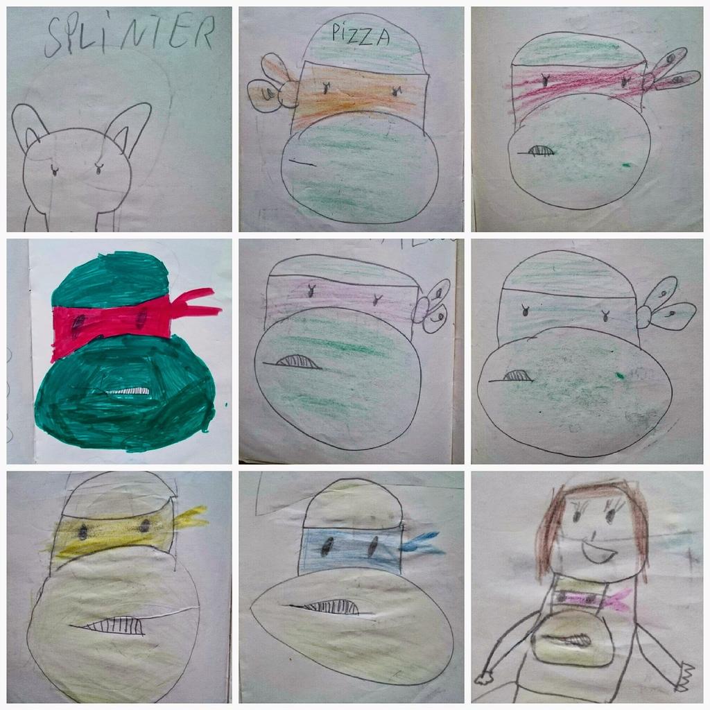 geekbydefault's tweet image. Things I drew when I was 7.