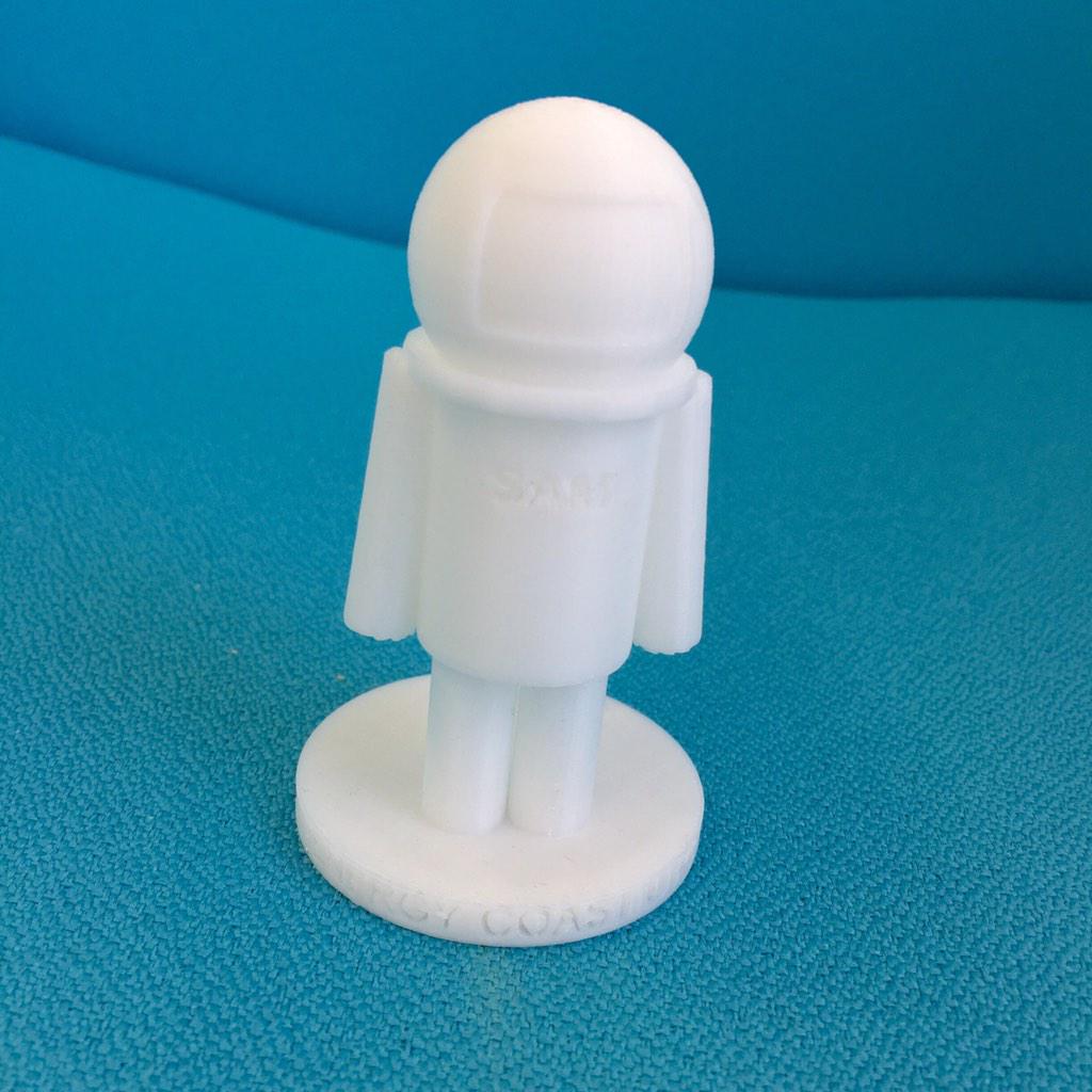 Voyager_UTC's tweet image. HE'S HERE!! Tell us what you think of Spaceman Sam who was designed by the design team. Great work guys @REACTEng