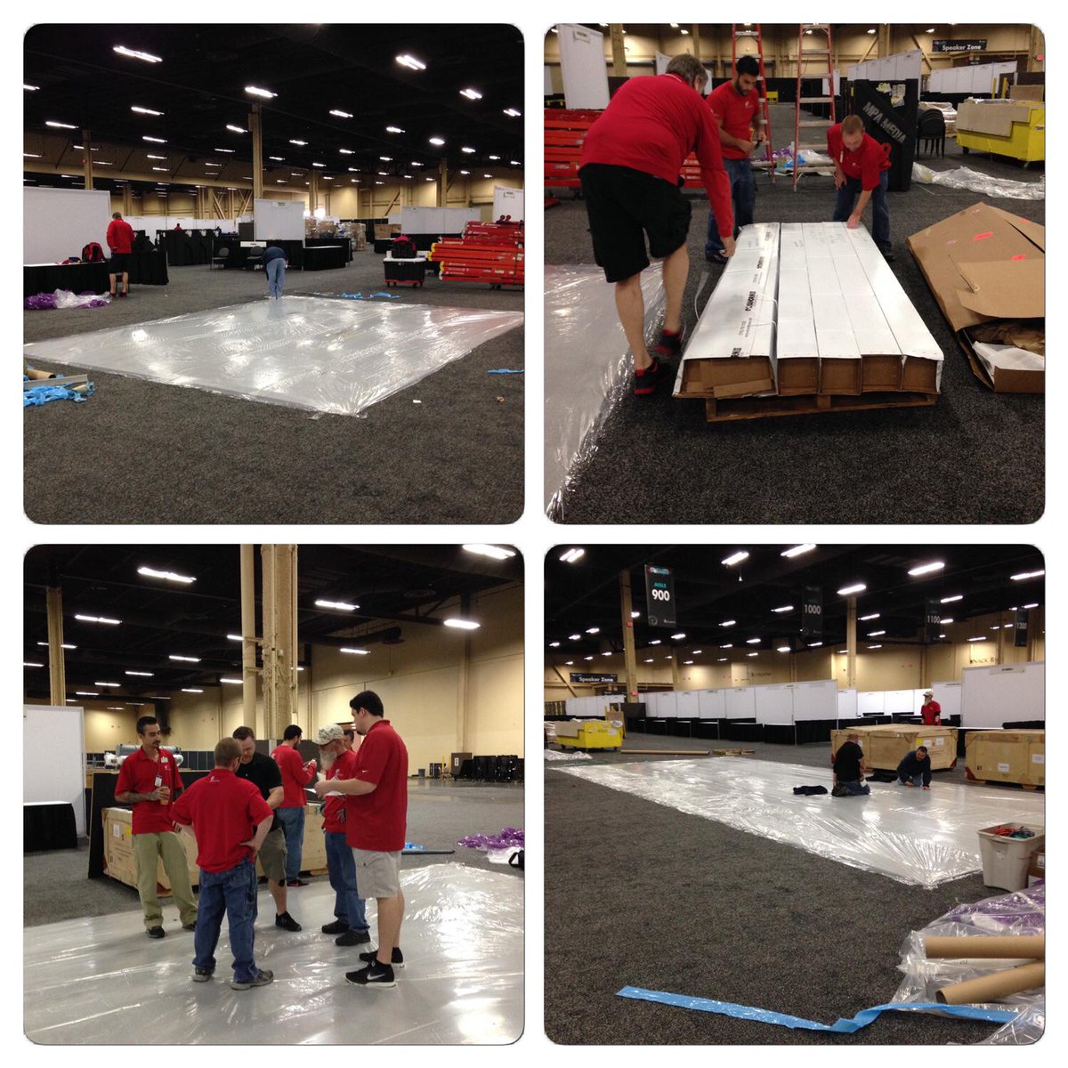 FocusDisplays's tweet photo. Installing for the #parkervegas #parkerseminarsexperience show here at #mandalaybay http://t.co/M7gRJLYsr5