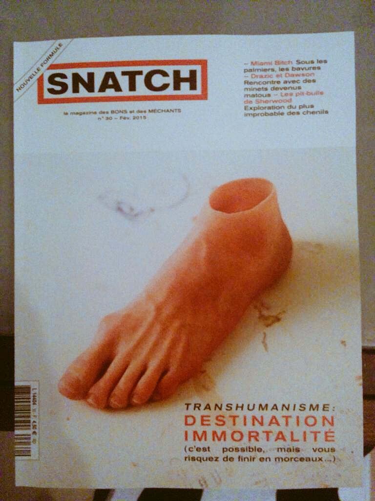 EBreil's tweet photo. Un bras bionique offert pour chaque abonnement. @snatchmag No 30 spécial Transhumanisme, en kiosque demain. http://t.co/F7Q4jNSU9x