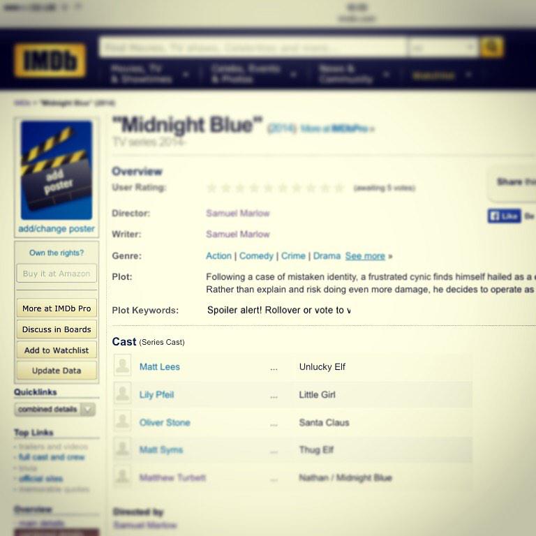 Turns out Midnight Blue has "spoilers". Who knew?