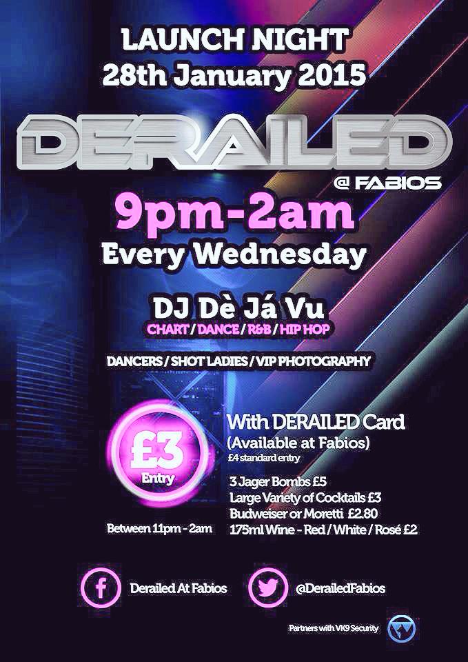 #DerailedFabios #launchnight #tonight