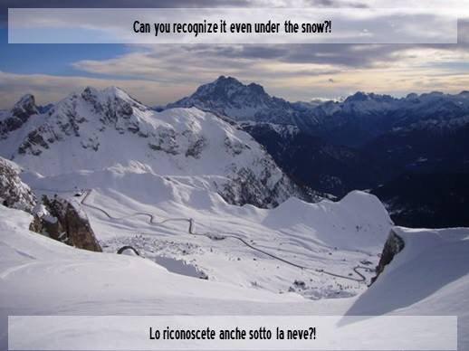 DolomitiTriathl's tweet photo. Can you recognize it even under the snow?! - Lo riconoscete anche sotto la neve?! http://t.co/YmV8CDI0yl