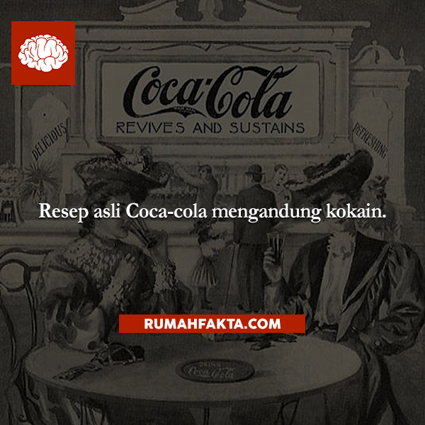 rumahfakta's tweet photo. Resep asli Coca-cola mengandung kokain. http://t.co/TLEpmyURT7