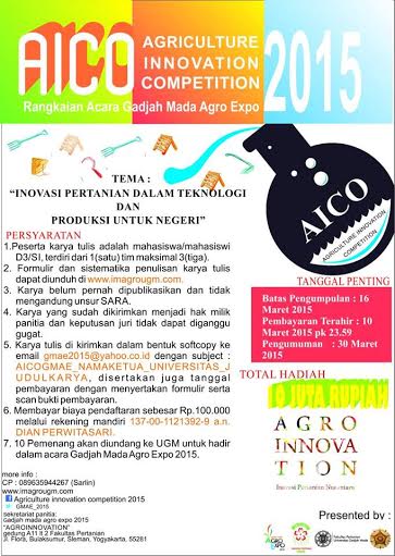 ajangkompetisi.com/lomba-tingkat-… 
Silakan dilihat info lomba karya tulis ilmiah yang menyelenggarakan Universitas Gadjah Madah