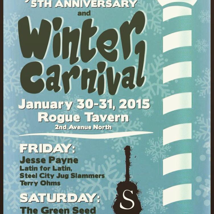 TheGmorkFork's tweet photo. @SouthboundRadio @BhamMtnRadio Winter Carnival this weekend! Catch us on Sat. night. #theseedgrows http://t.co/FsxTfJKzEb