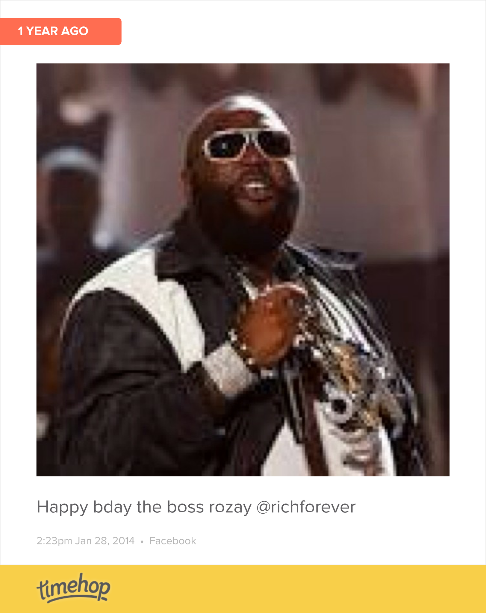 Happy birthday to the boss rick ross  