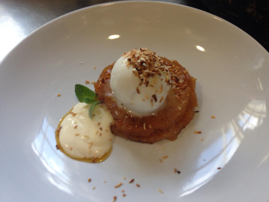 Pineapple tatin coconut ice cream , <a href="/TheHoopStock/">The Hoop</a> @herbil8 <a href="/utz33/">phil utz</a> <a href="/ChefDan1802/">Dan Pitts</a>