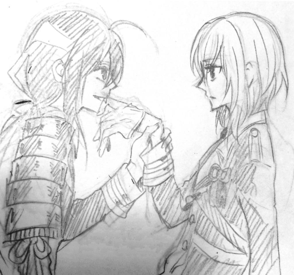 刀らぶ落書き 骨喰ちゃんの白手袋は素晴らしい物です 