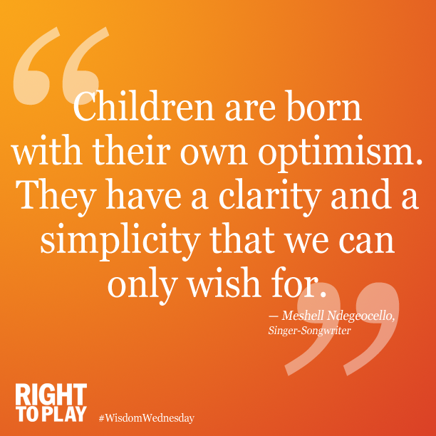 RightToPlayIntl's tweet photo. Do what makes you HAPPY. For children around that world, that's PLAY! #WisdomWednesday http://t.co/IwmDRKZoWu