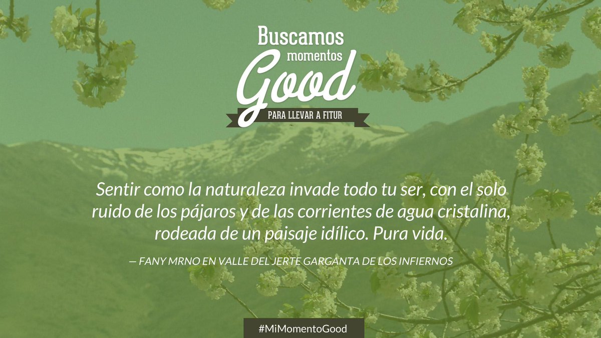 MiMomentoGood's tweet photo. Un #MomentoGood en @ValleCereza, Participa http://t.co/M9flNVSMLe y gana, quedan apenas 2 días, que te voten!! http://t.co/extLQ7jVzT